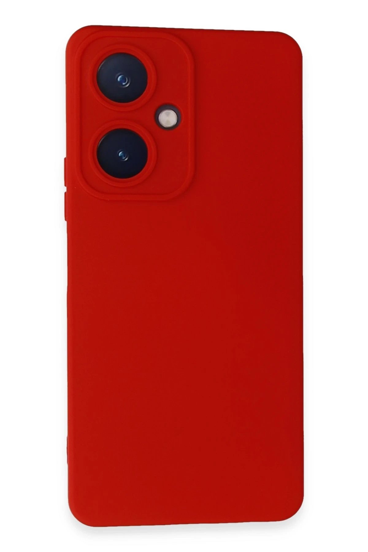 Vivo Y27 Kılıf Nano içi Kadife Silikon - Kırmızı-(5796)