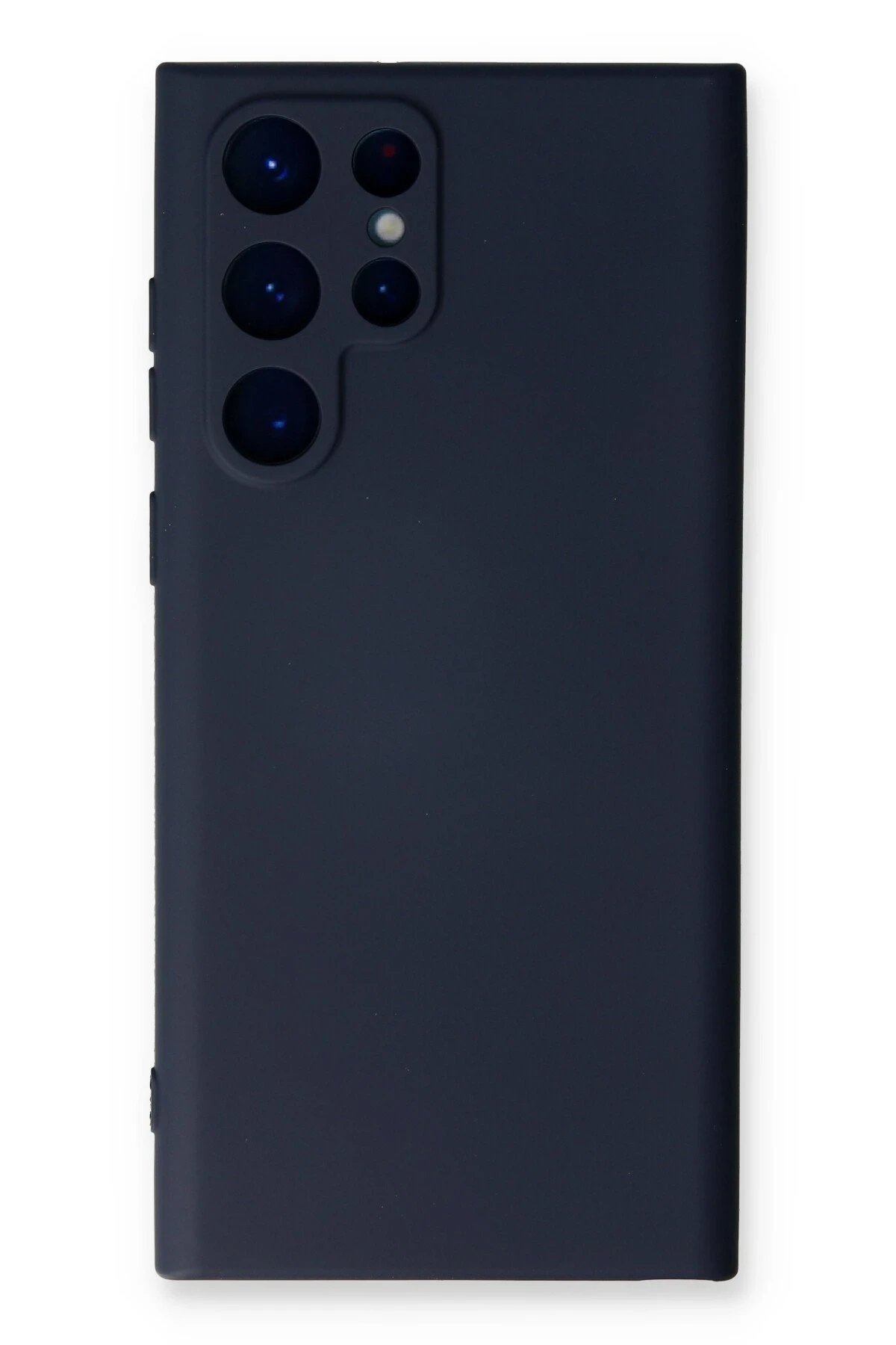 Samsung Galaxy S24 Ultra Kılıf Nano içi Kadife Silikon - Lacivert-(5796)