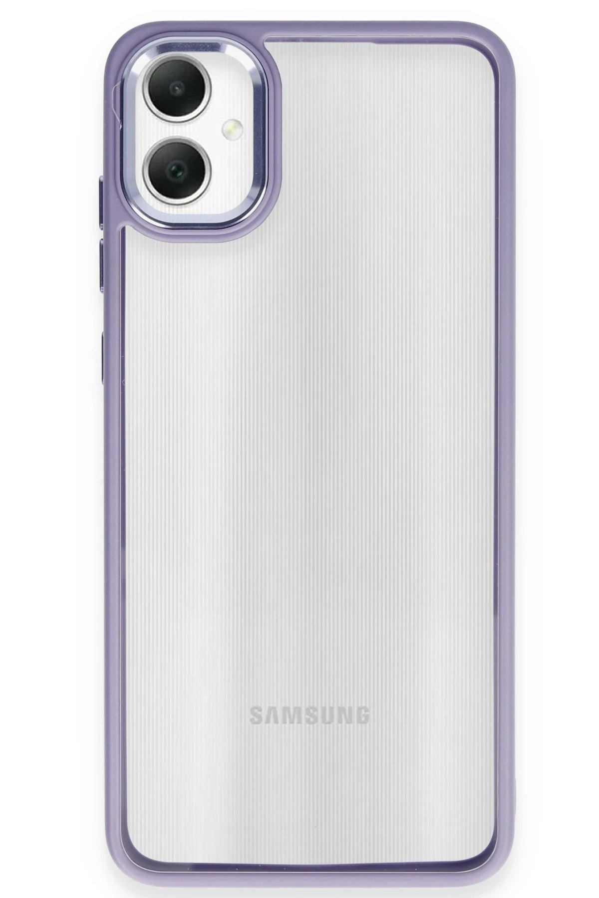 Samsung Galaxy A05 Kılıf Power Silikon - Lila-(5796)