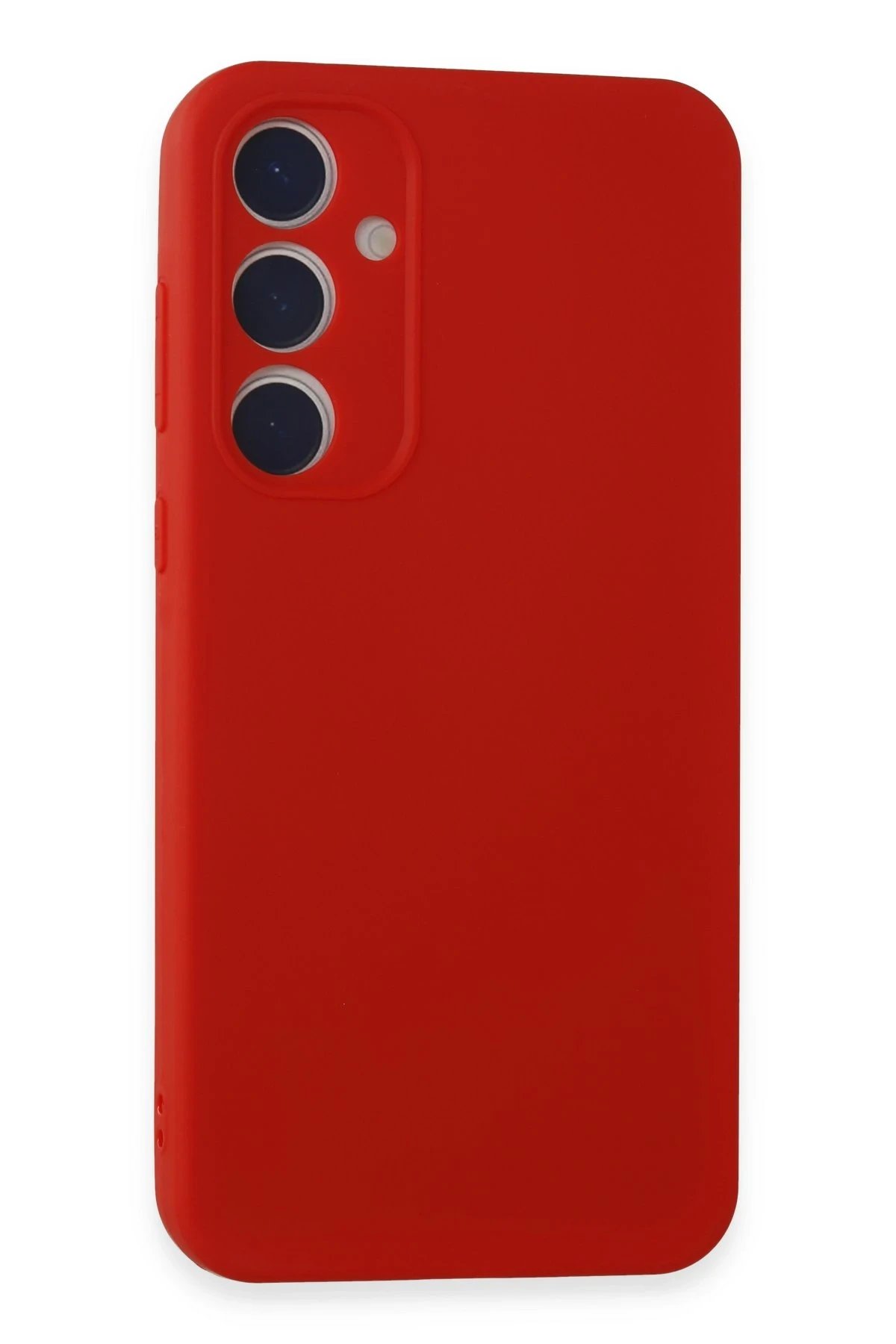 Samsung Galaxy A35 5G Kılıf First Silikon - Kırmızı-(5796)