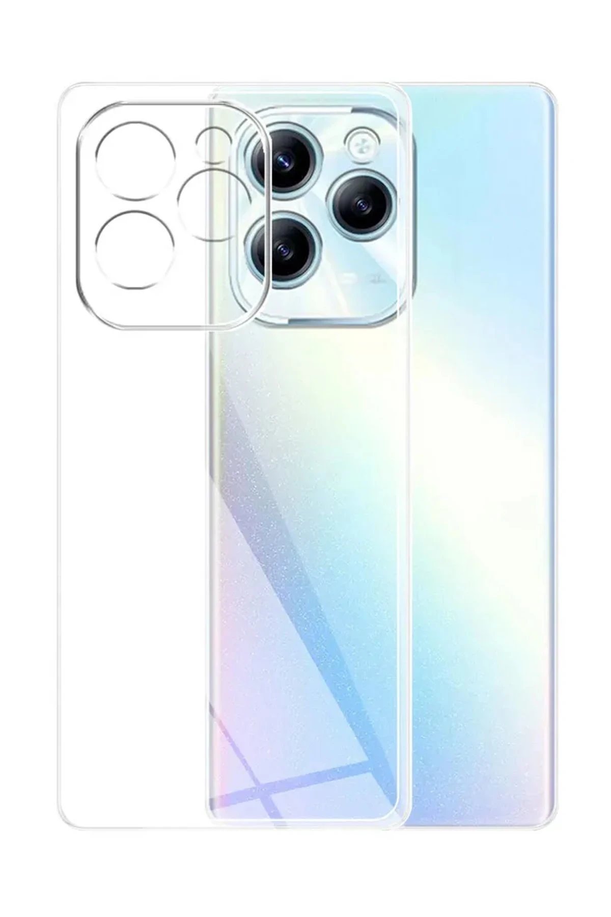 İnfinix Hot 40i Kılıf Lüx Şeffaf Silikon-(5796)