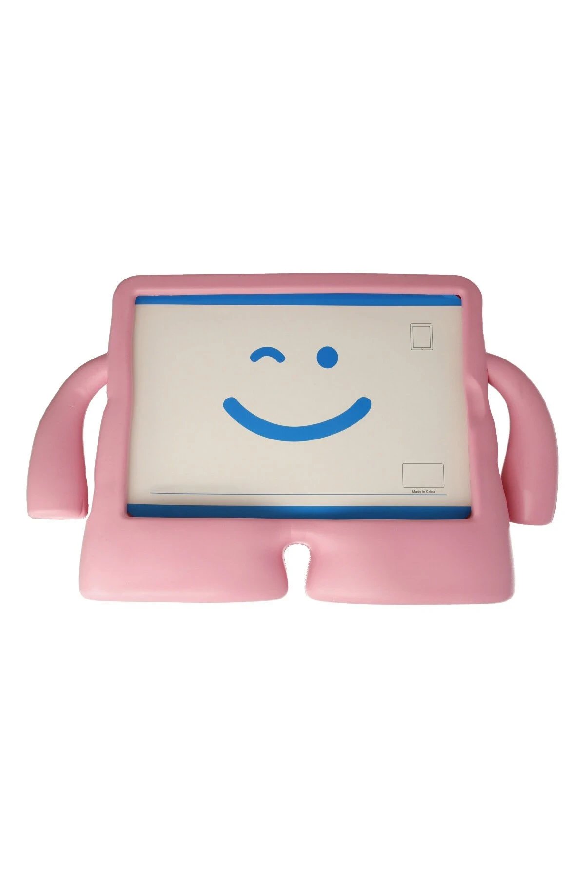 Samsung Galaxy Tab A9 Kılıf Karakter Tablet Silikon - Açık Pembe-(5796)