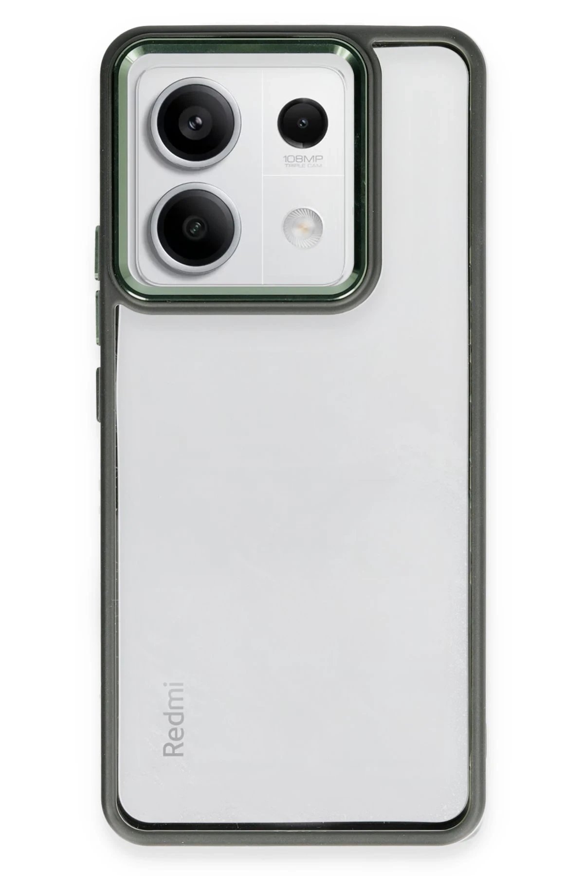 Xiaomi Redmi Note 13 4G Kılıf Power Silikon - Koyu Yeşil-(5796)