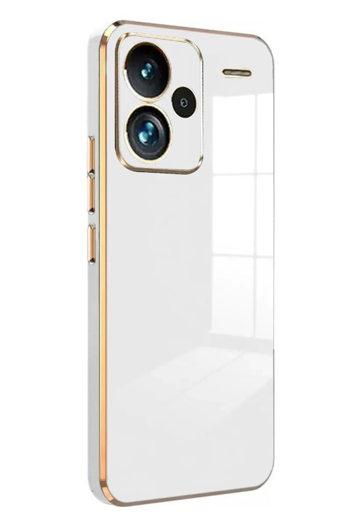 Xiaomi Redmi Note 13 Pro Plus Kılıf Volet Silikon - Beyaz-(5796)