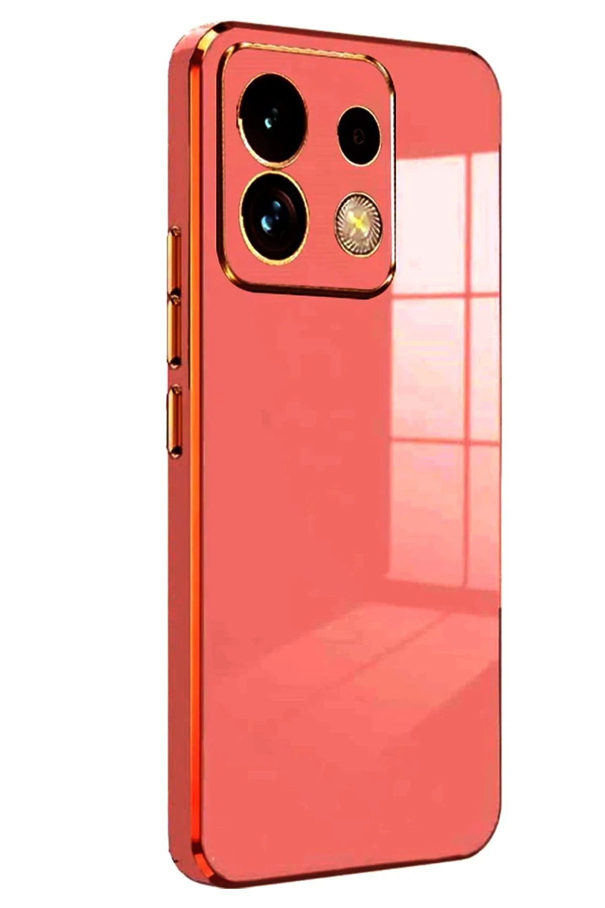 Xiaomi Redmi Note 13 5G Kılıf Volet Silikon - Kırmızı-(5796)