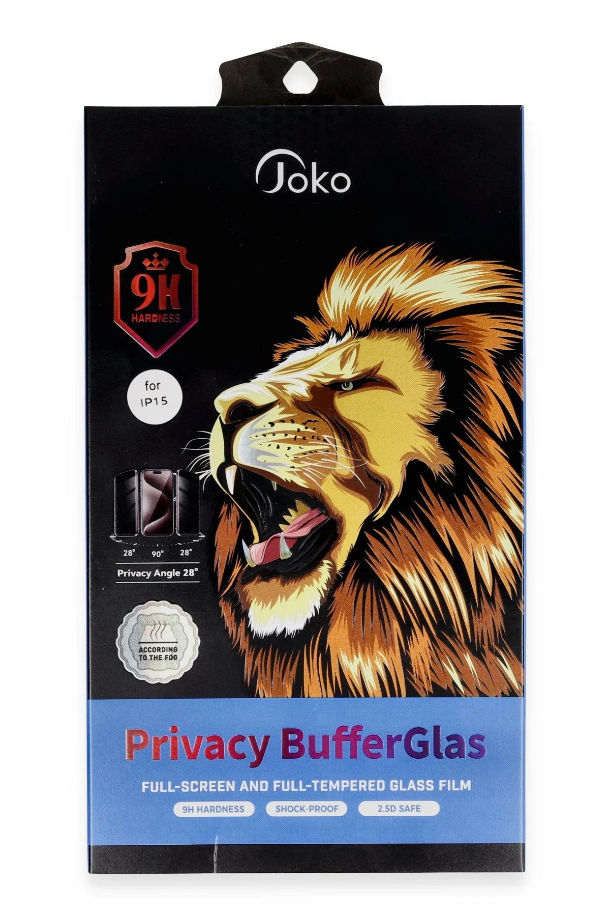 iPhone 14 Pro Max Buffer Hayalet Cam Ekran Koruyucu - Siyah-(5796)