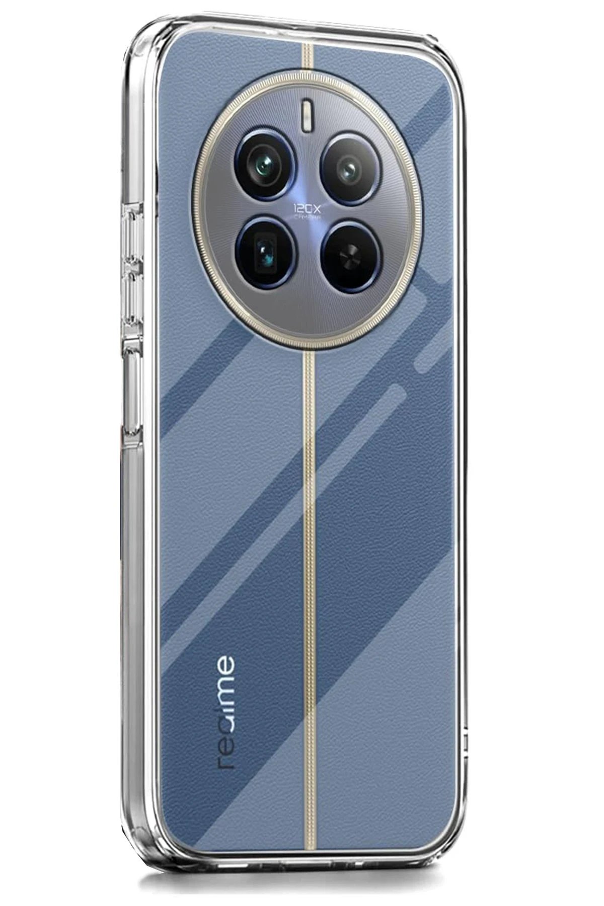 Realme 12 Pro Plus Kılıf Lüx Şeffaf Silikon-(5796)