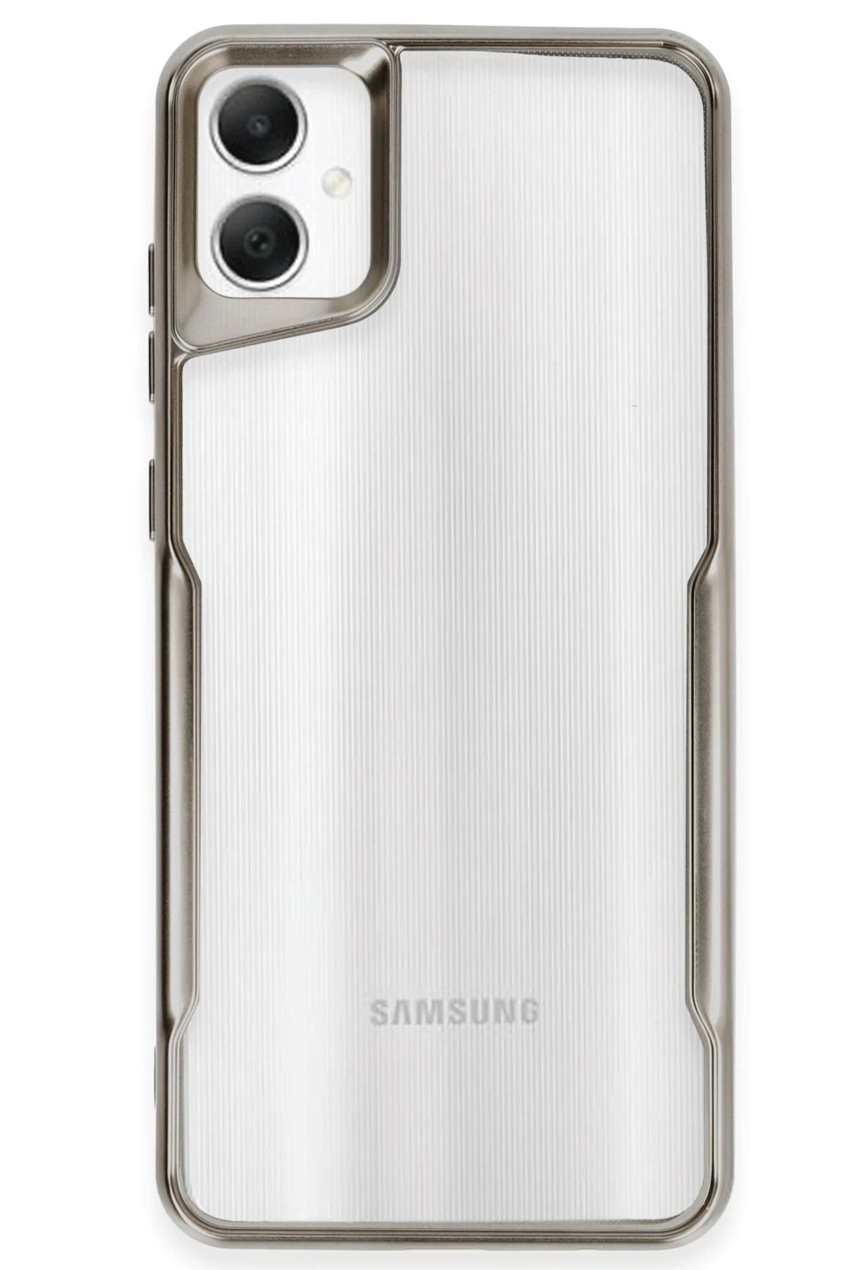 Samsung Galaxy A05 Kılıf Boyi Silikon Kapak - Titan Gri-(5796)