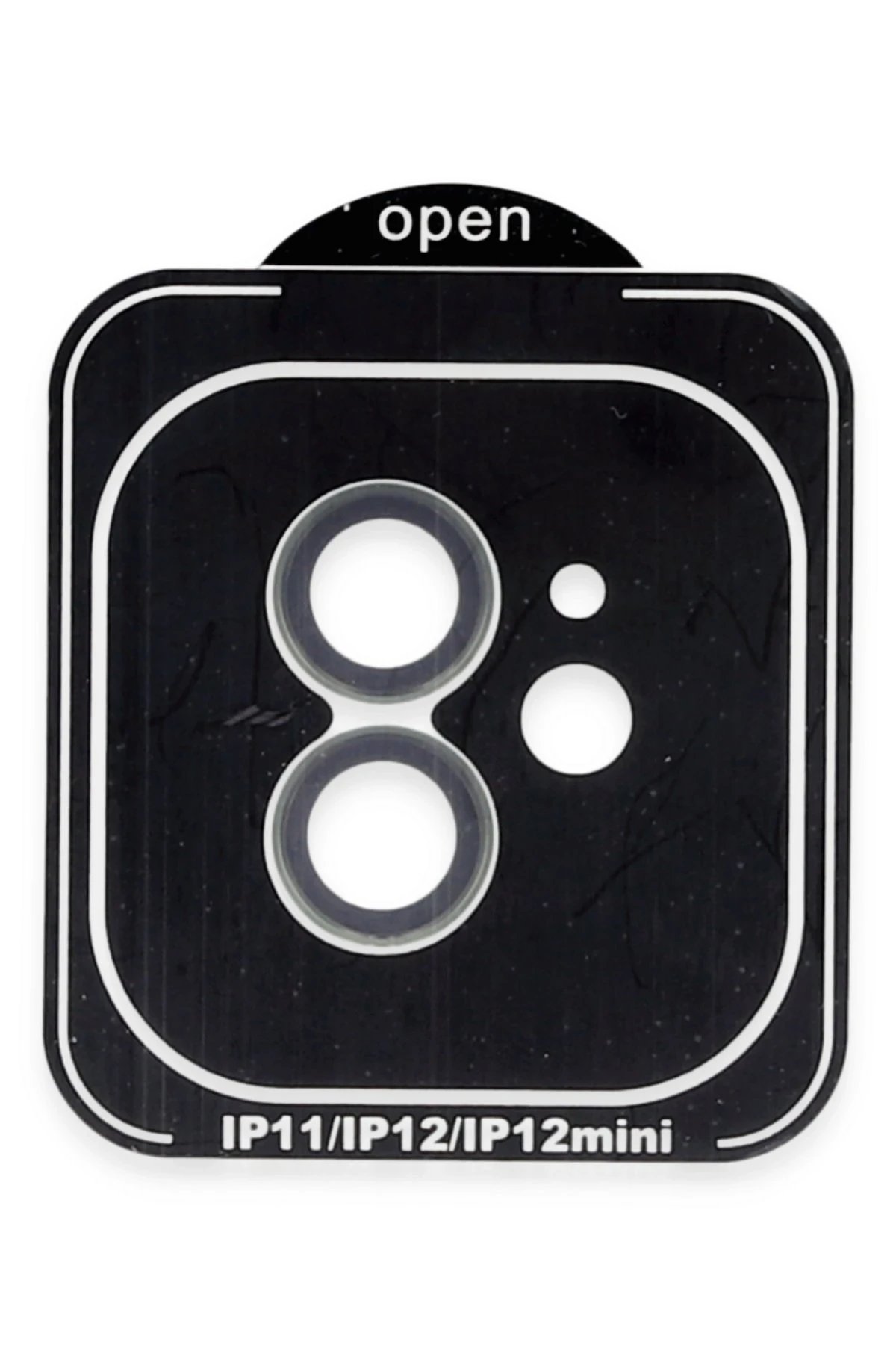 iPhone 11 PVD Metal Kamera Lens - Yeşil-(5796)