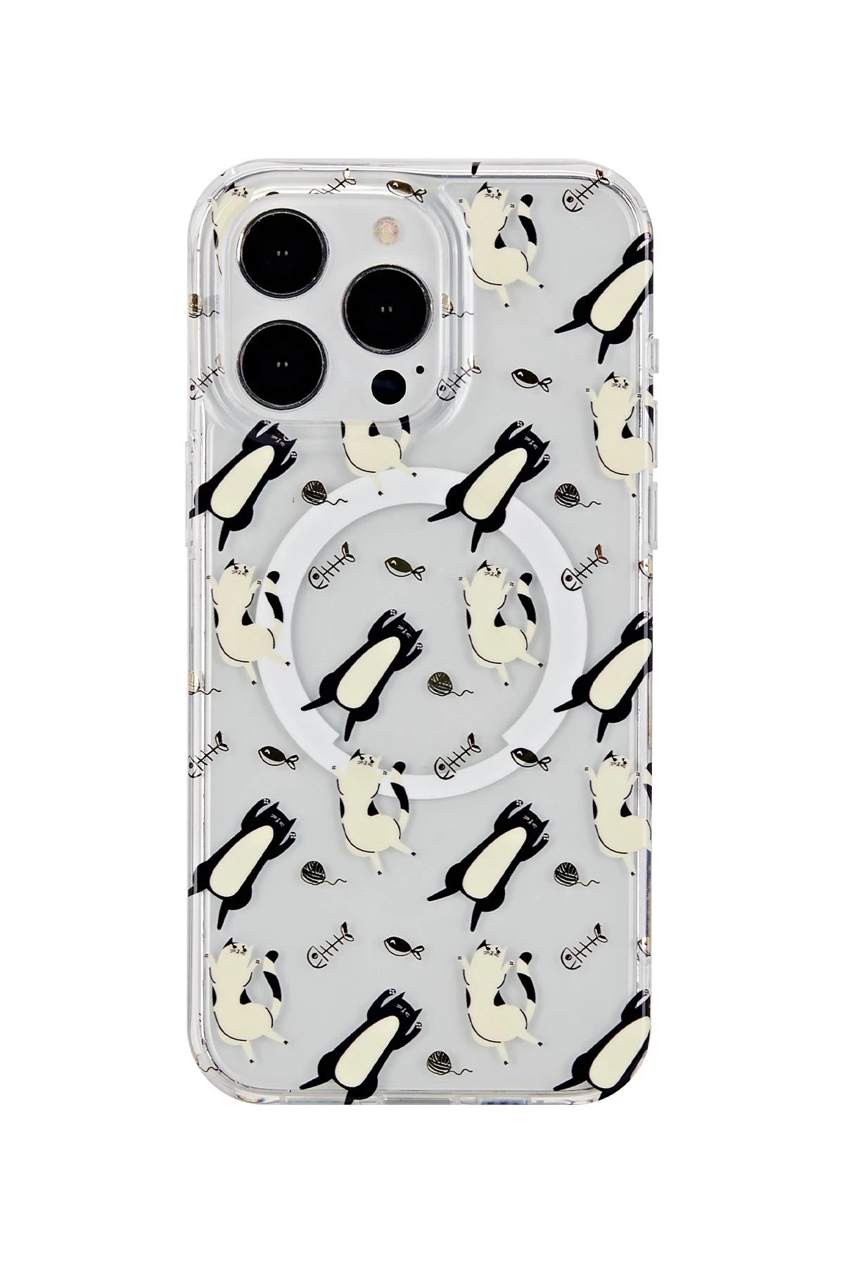 iPhone 14 Pro Tanya Magsafe Kapak - Desen 4-(5796)