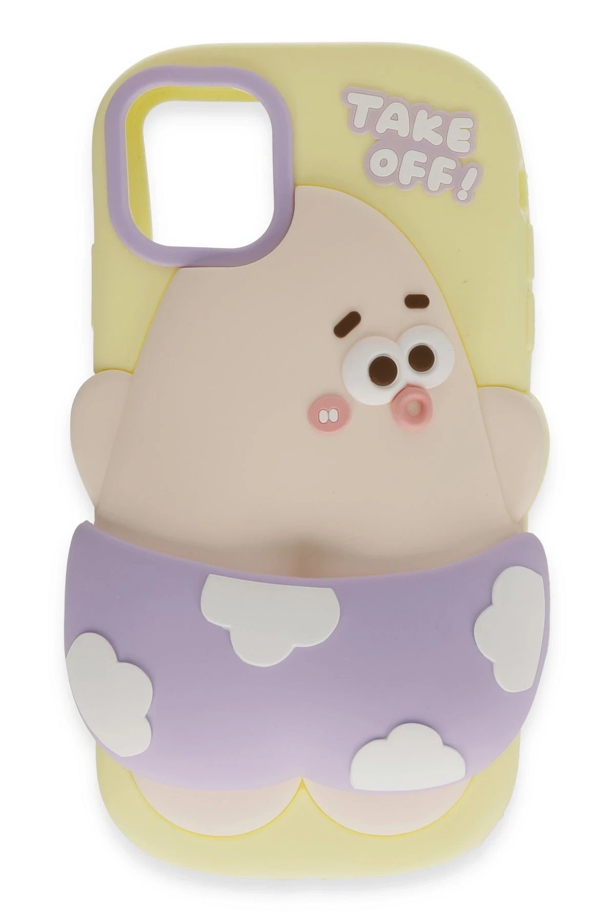 iPhone 11 Kılıf Poky Karakter Silikon Kapak - Desen 5-(5796)