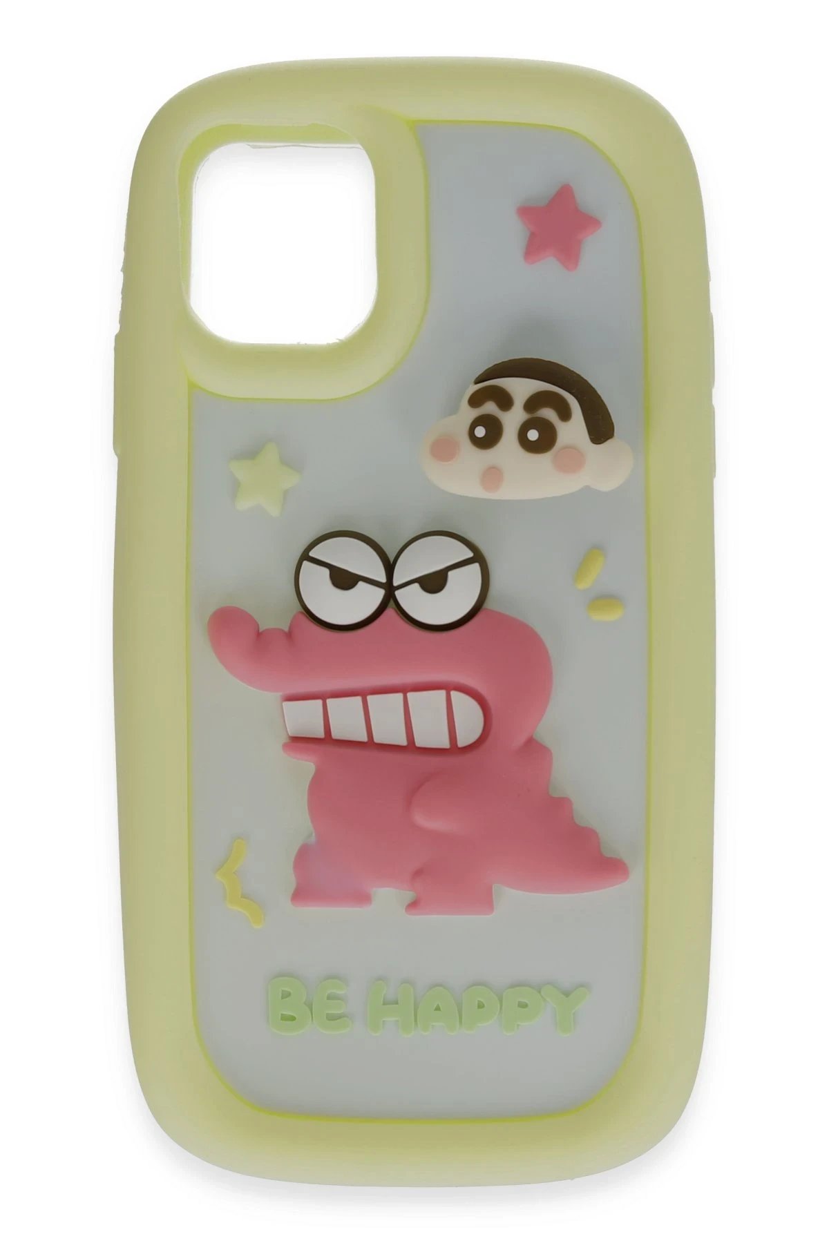 iPhone 15 Kılıf Poky Karakter Silikon Kapak - Desen 4-(5796)