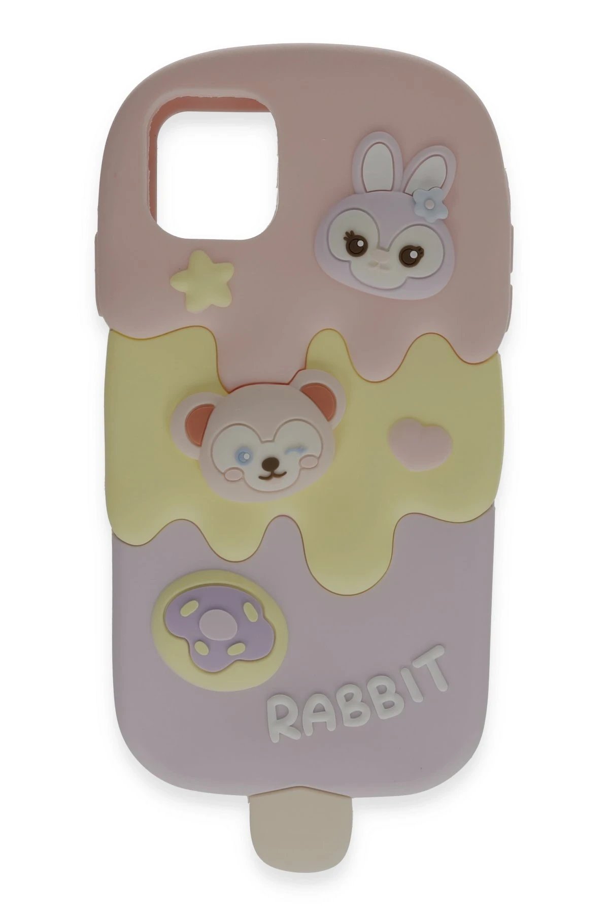 iPhone 15 Kılıf Poky Karakter Silikon Kapak - Desen 11-(5796)