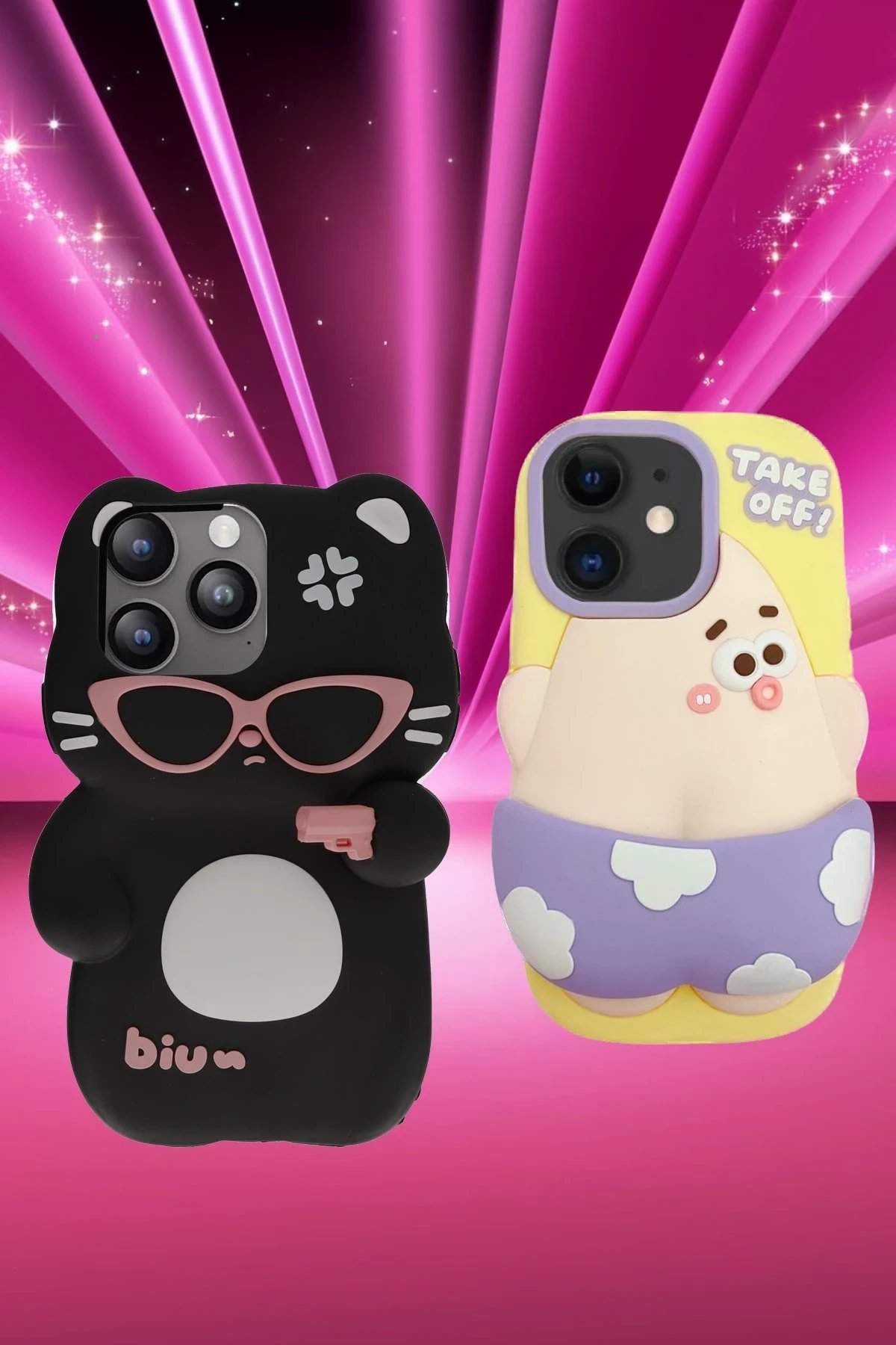 Poky Karakter Silikon Kılıf Eğlenceli Tasarım