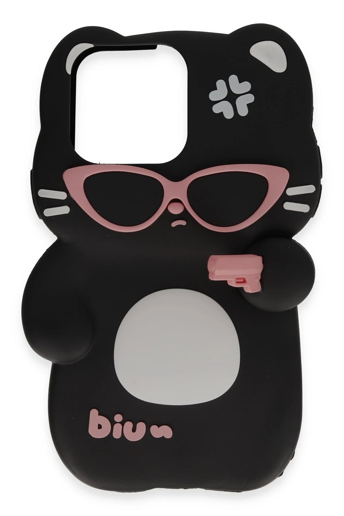 iPhone 15 Pro Max Kılıf Poky Karakter Silikon Kapak - Desen 1-(5796)