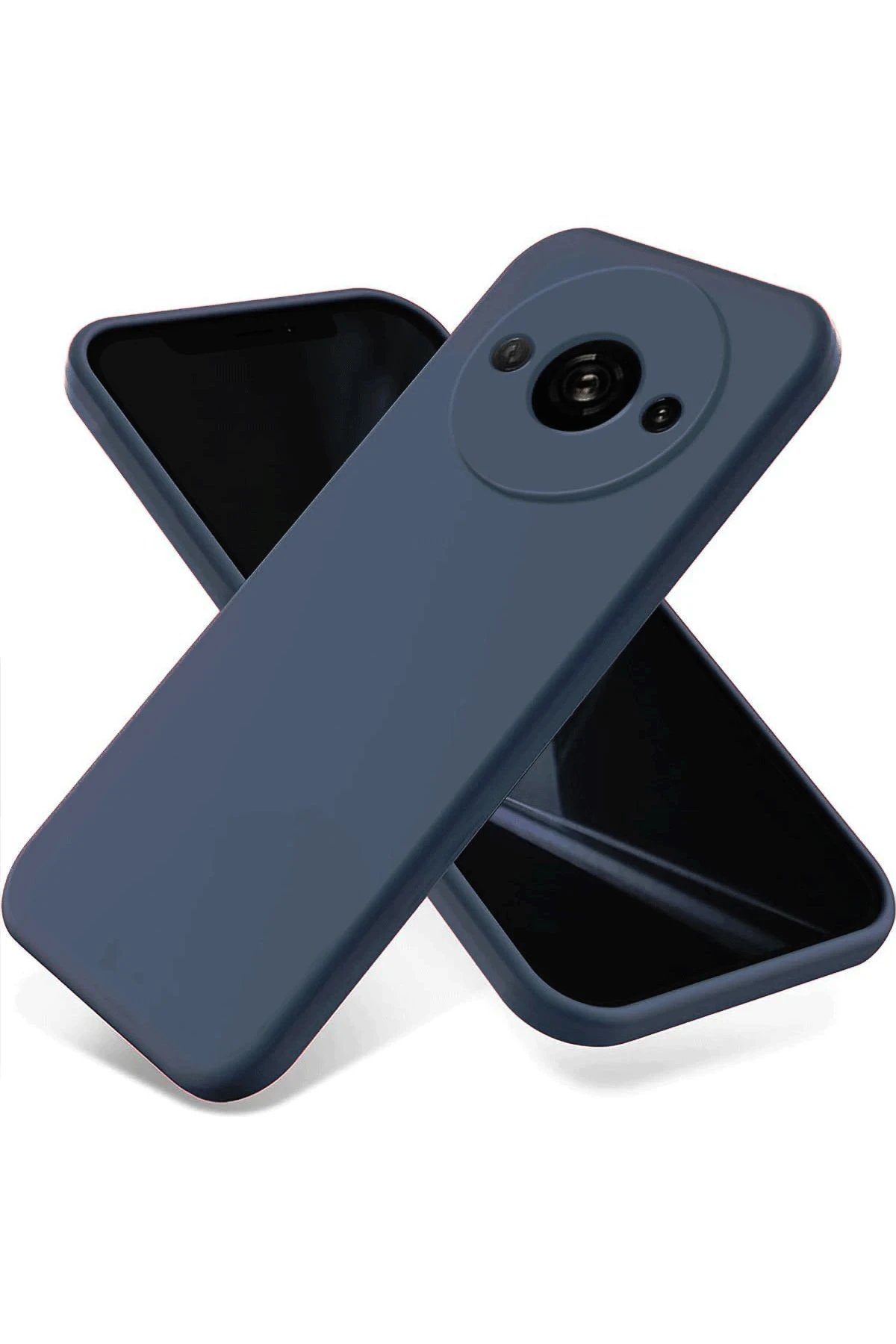 Xiaomi Redmi A3 4G Kılıf First Silikon - Lacivert-(5796)