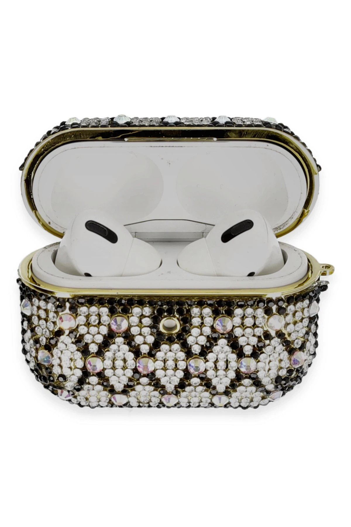 Airpods Pro 2 (2.nesil) Klor Taşlı Kılıf - Desen 2-(5796)