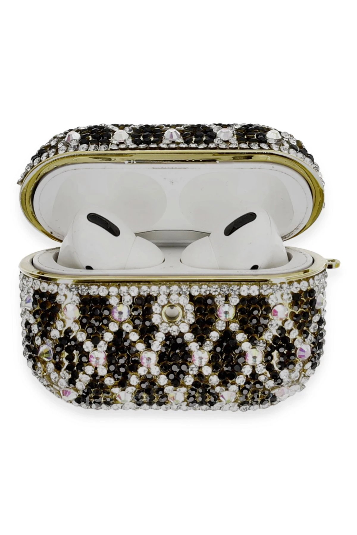 Airpods Pro 2 (2.nesil) Klor Taşlı Kılıf - Desen 3-(5796)