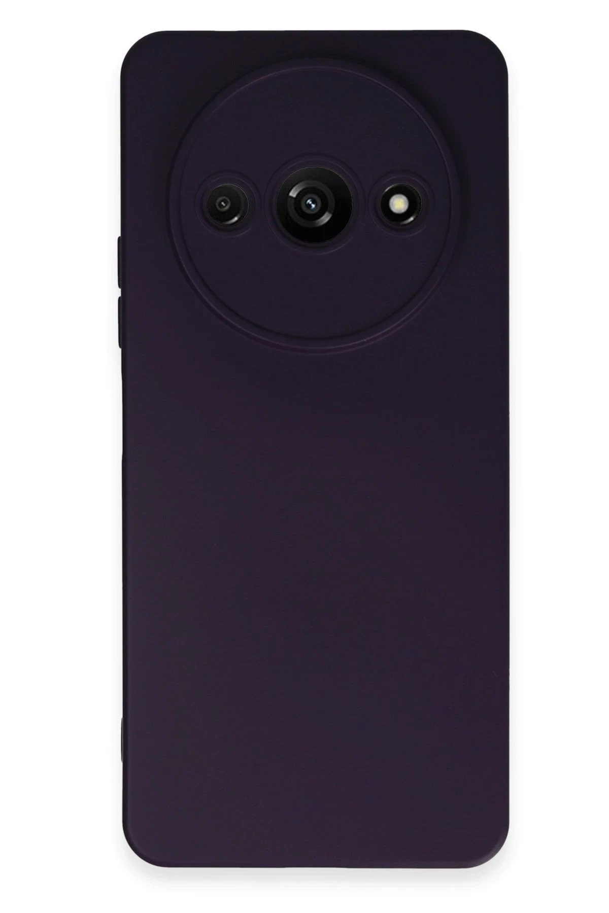 Xiaomi Redmi A3 4G Kılıf Nano içi Kadife Silikon - Mor-(5796)