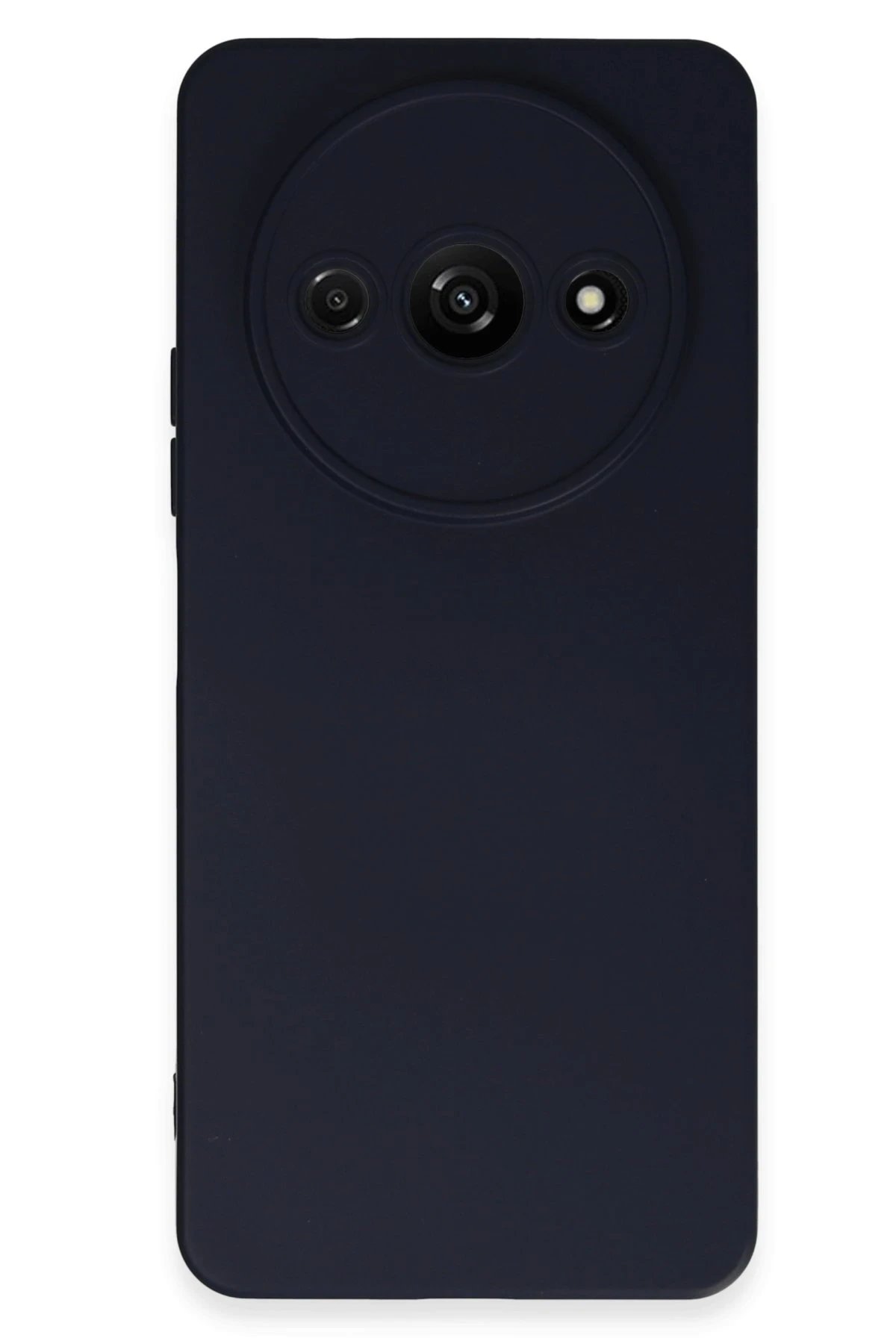 Xiaomi Redmi A3 4G Kılıf Nano içi Kadife Silikon - Lacivert-(5796)