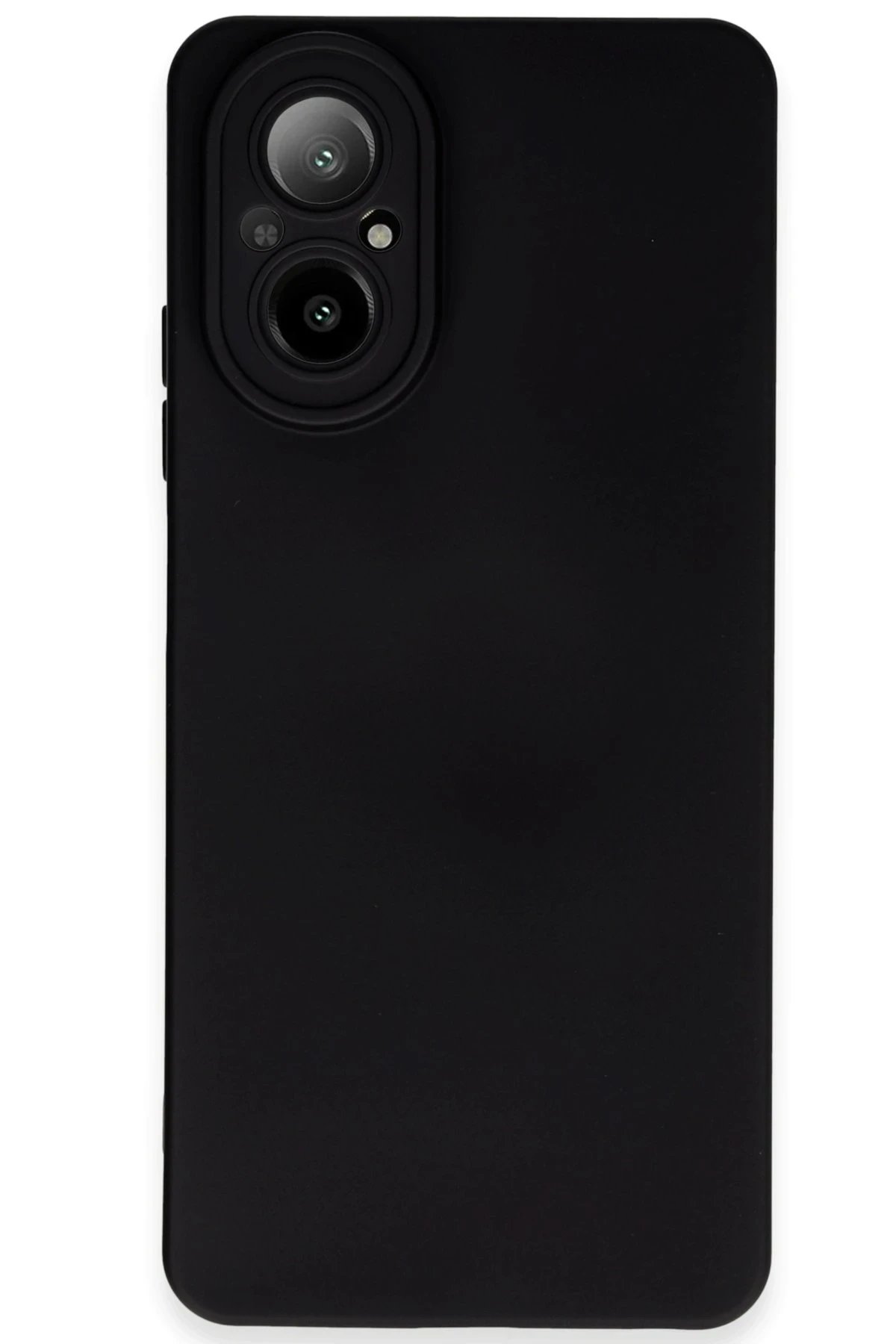 Realme 12 Lite Kılıf Nano içi Kadife Silikon - Siyah-(5796)