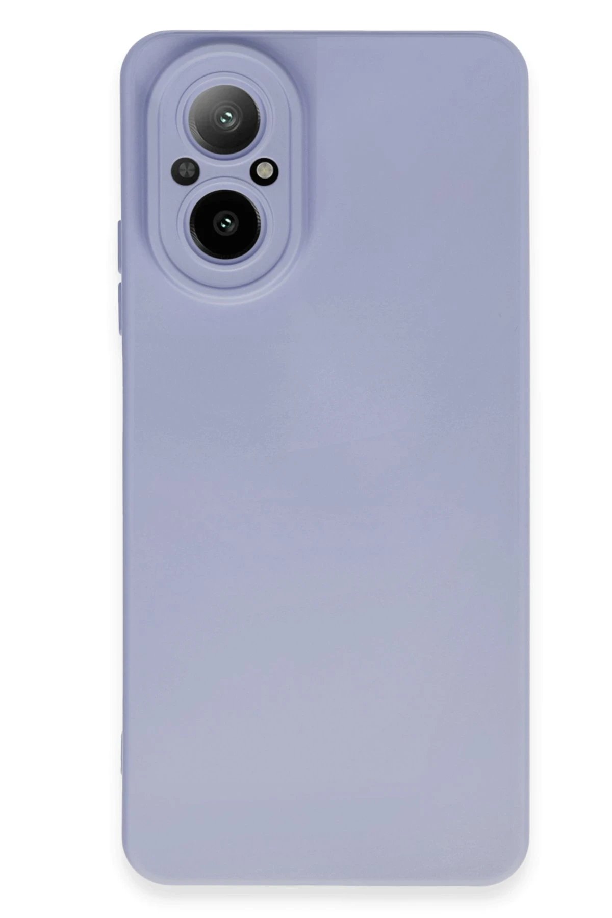 Realme 12 Lite Kılıf Nano içi Kadife Silikon - Lila-(5796)