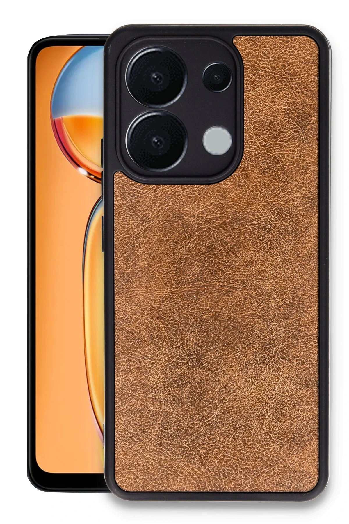 Xiaomi Redmi Note 13 Pro 5G Kılıf Aras Deri Kapak - Taba-(5796)