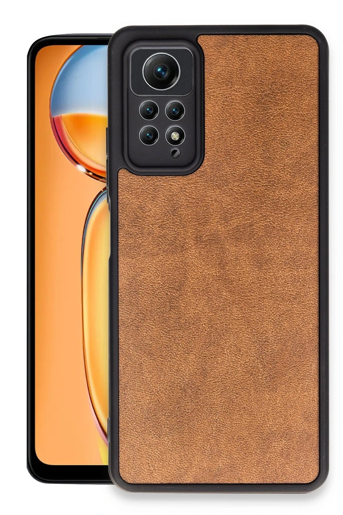 Xiaomi Redmi Note 12 Pro 4G Kılıf Aras Deri Kapak - Taba-(5796)