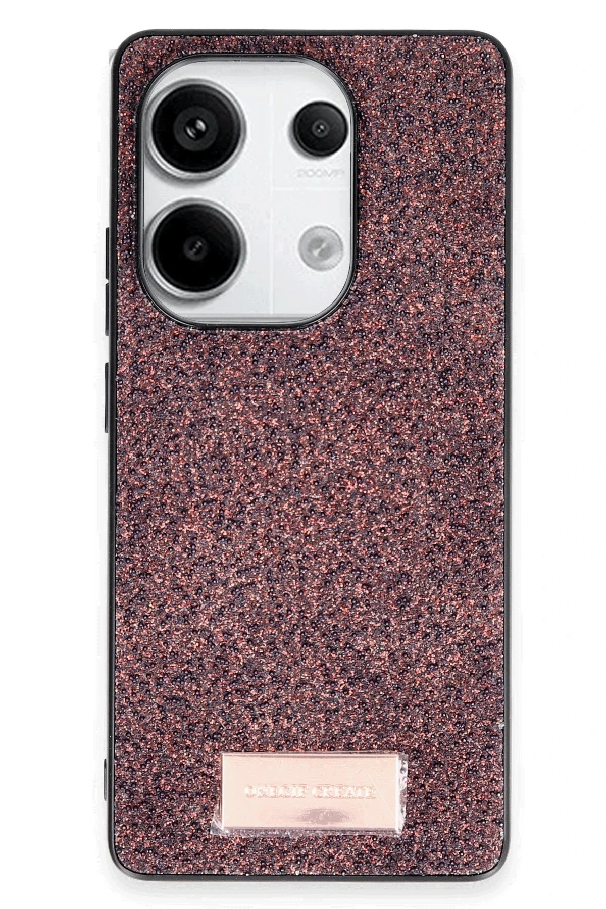 Xiaomi Redmi Note 13 Pro 4G Bright Simli Kapak - Derin Mor-(5796)