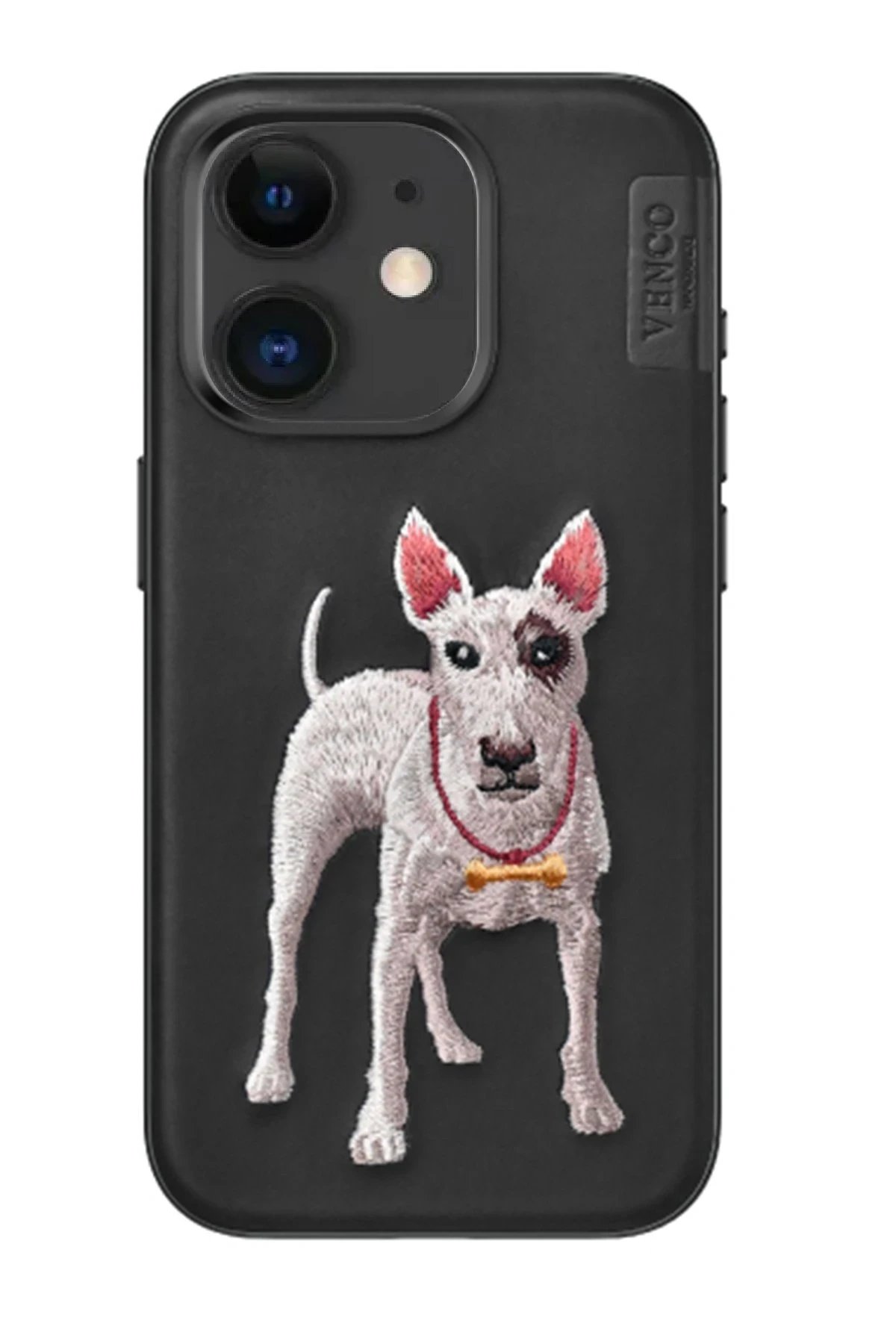 iPhone 11 Perma Desenli Kapak - Siyah-(5796)