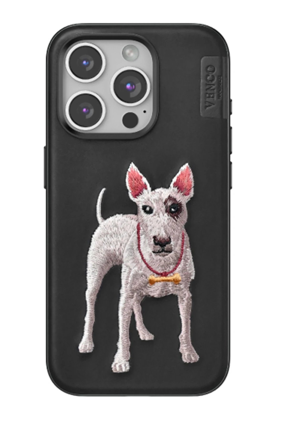 iPhone 15 Pro Max Perma Desenli Kapak - Siyah-(5796)