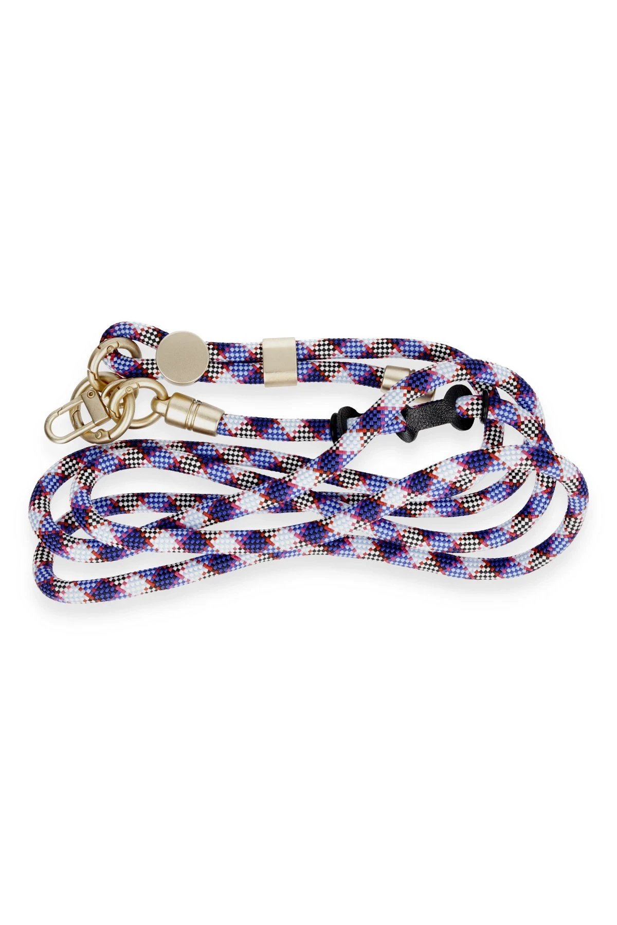 JE Desenli Boyun Askısı - Mavi-(5796)