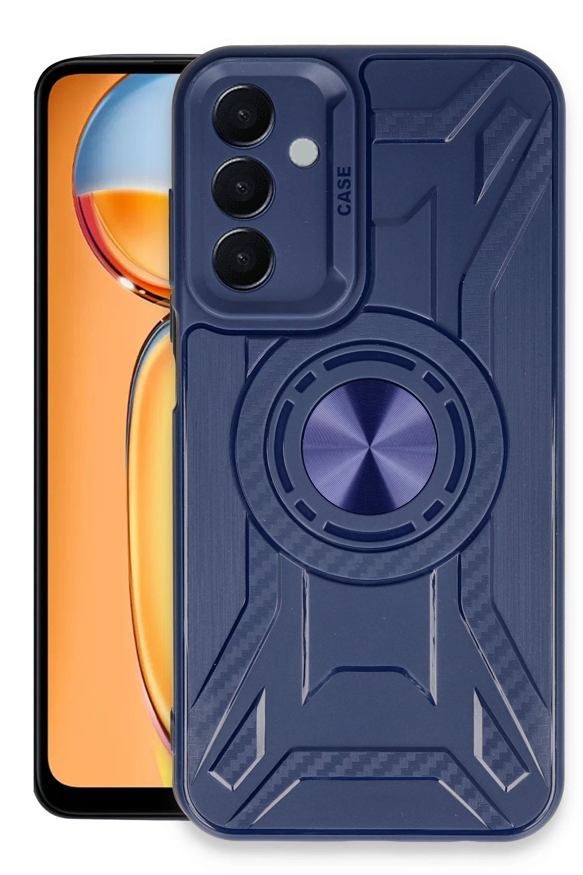 Samsung Galaxy A25 5G Kılıf Lincoln Silikon - Lacivert-(5796)