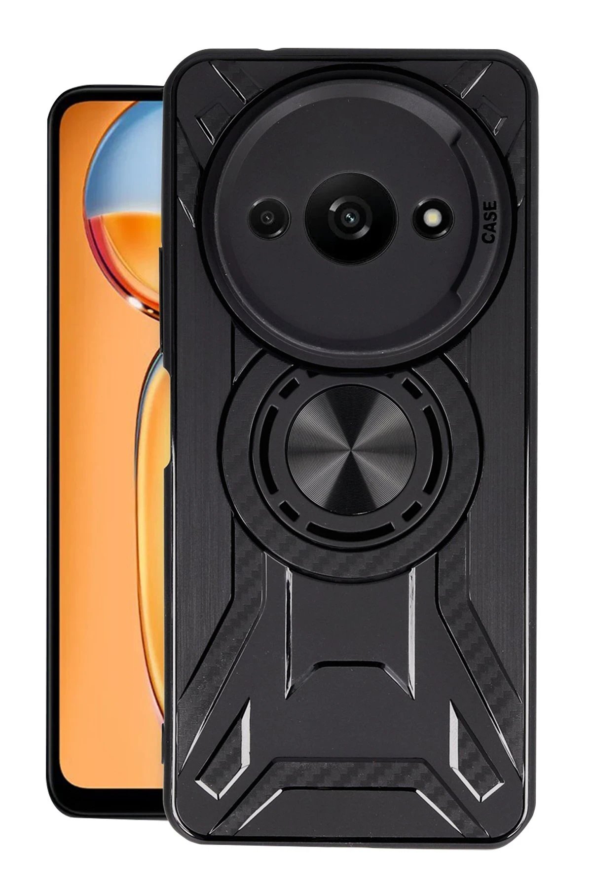 Xiaomi Redmi A3 4G Kılıf Lincoln Silikon - Siyah-(5796)