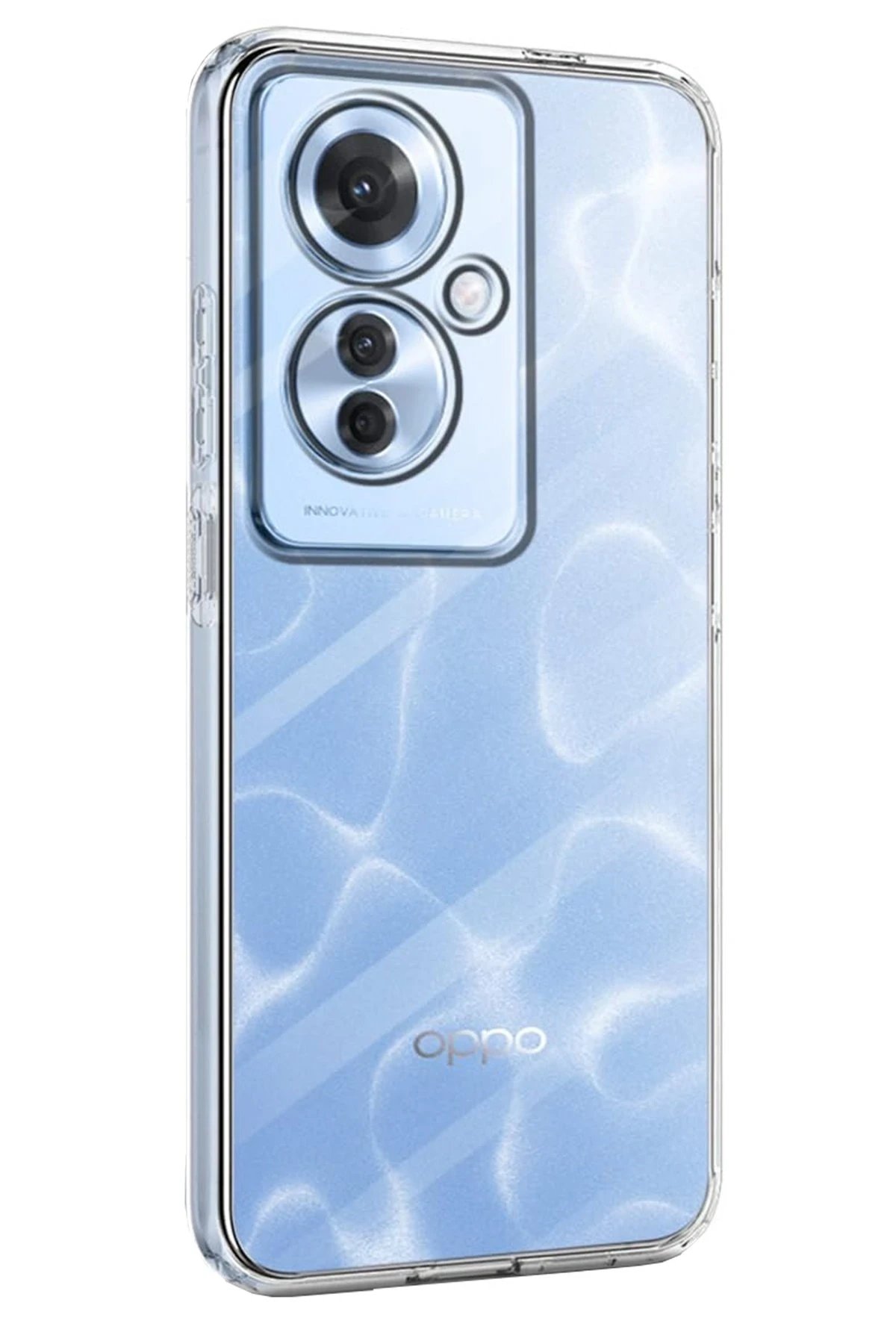 Oppo Reno 11F Kılıf Lüx Şeffaf Silikon-(5796)