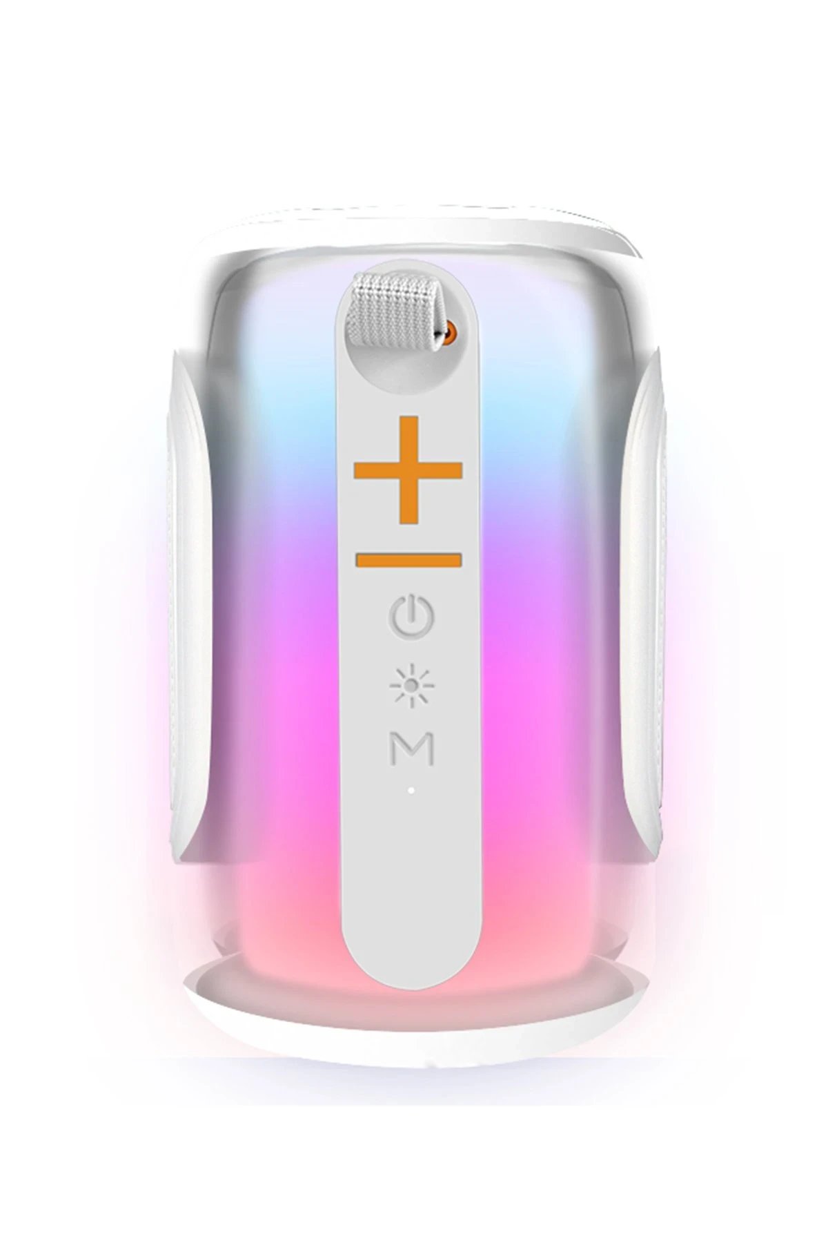 Pluse 8 RGB Kablosuz Hoparlör - Beyaz-(5796)