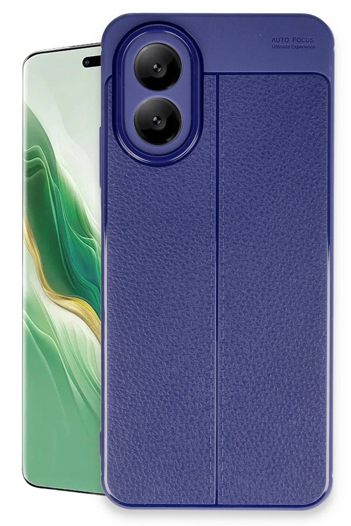 Oppo A38 Kılıf Auto Focus Kapak - Lacivert-(5796)