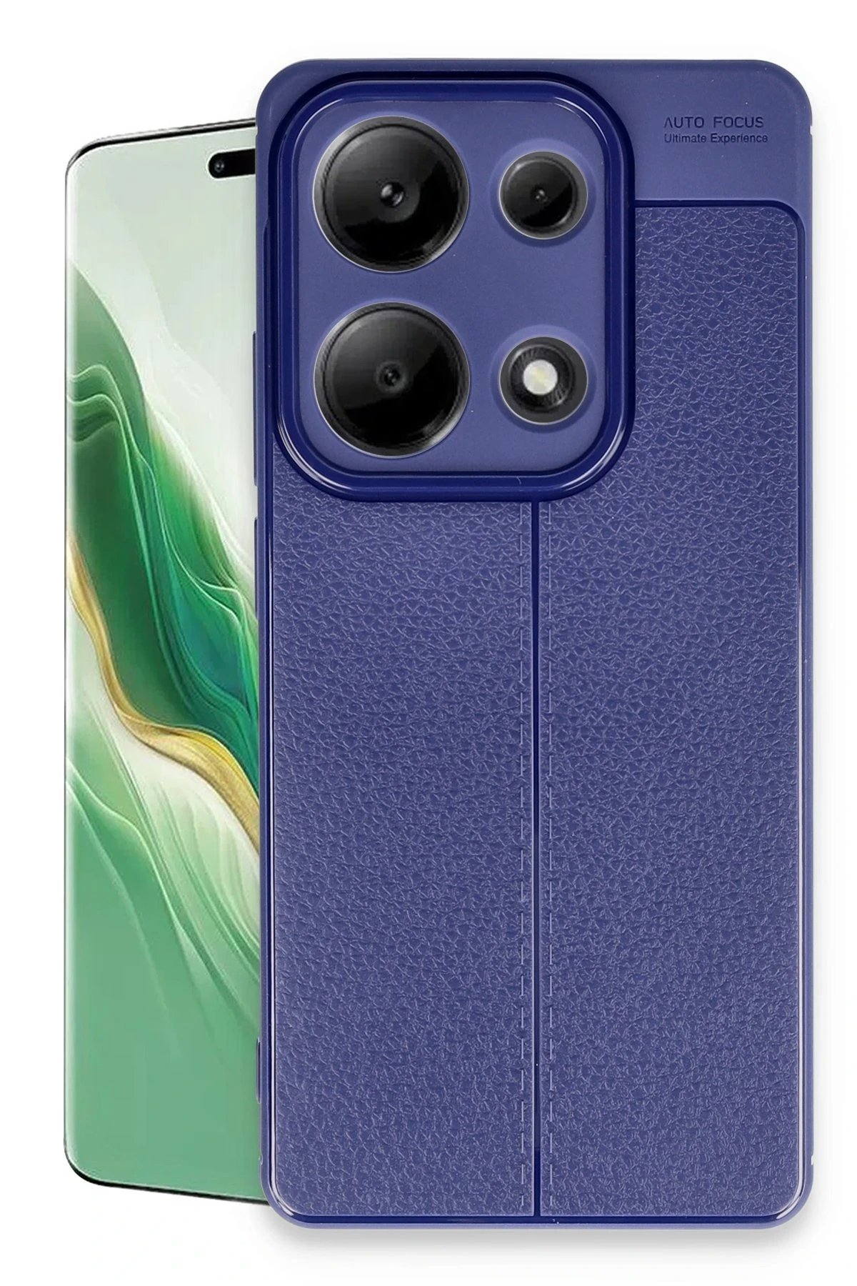 Xiaomi Redmi Note 13 Pro 4G Kılıf Auto Focus Kapak - Lacivert-(5796)