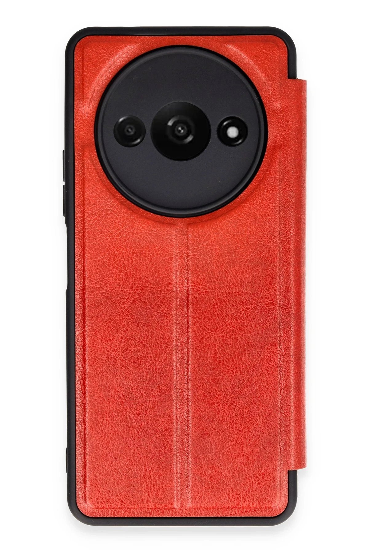 Xiaomi Redmi A3 4G Kılıf Flip Cover - Kırmızı-(5796)