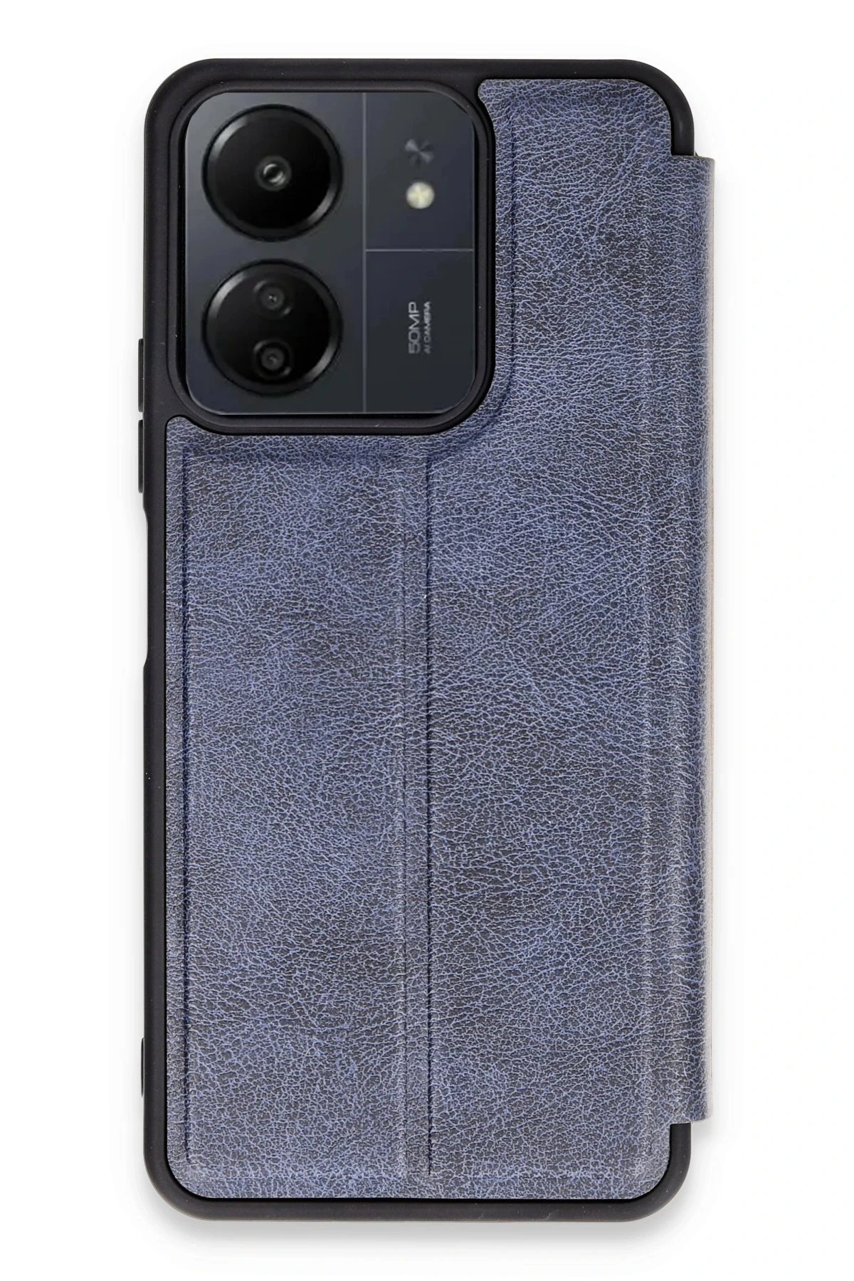 Xiaomi Redmi 13C Kılıf Flip Cover - Lacivert-(5796)