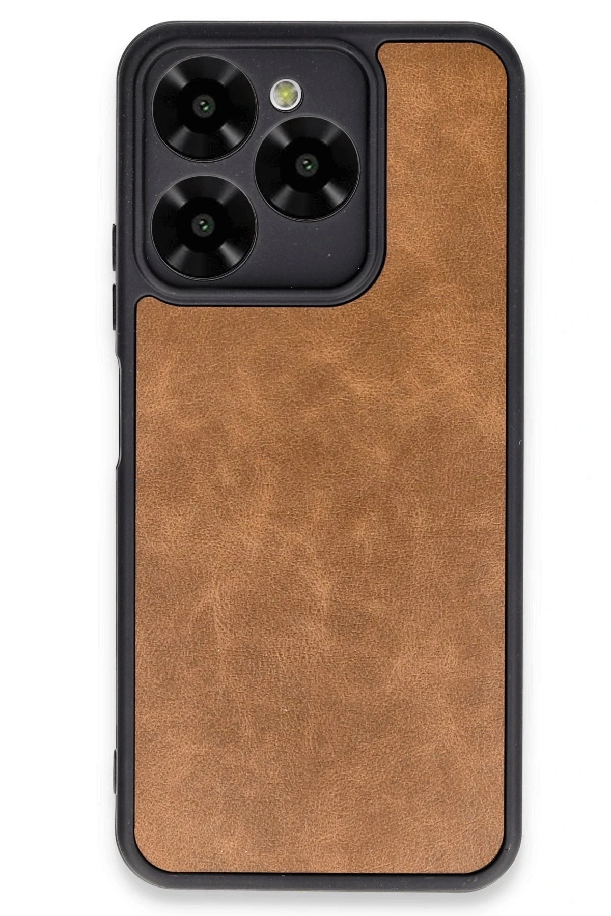 General Mobile Era 50 Kılıf Aras Deri Kapak - Taba-(5796)