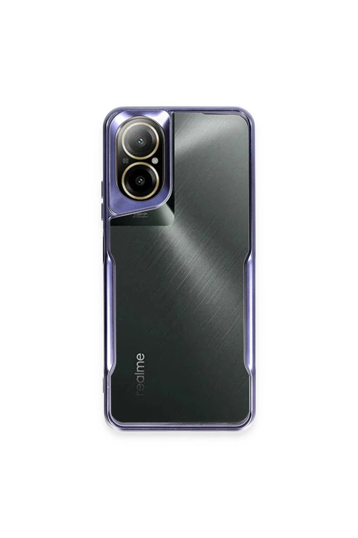 Realme 12 Lite Kılıf Boyi Silikon Kapak - Lacivert-(5796)