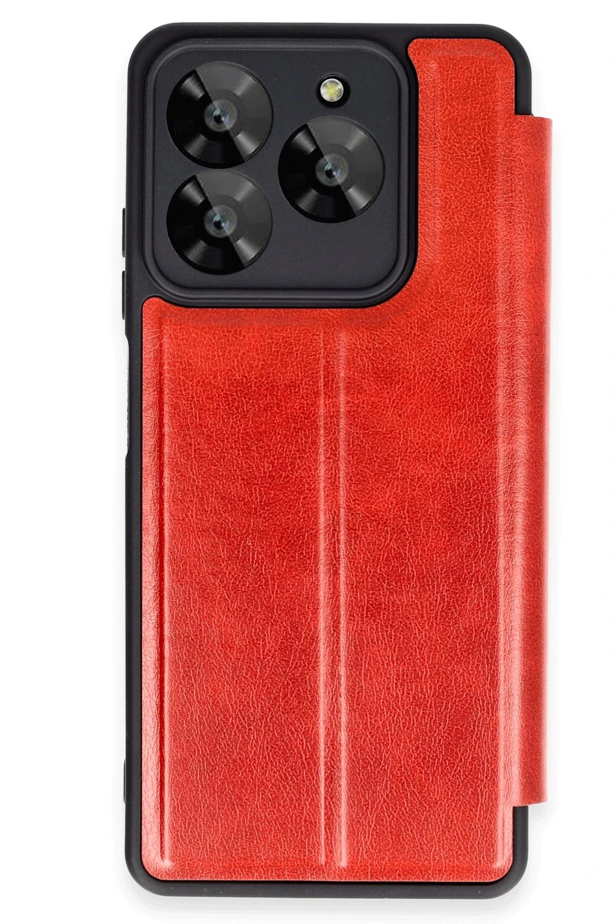 General Mobile Era 30 Kılıf Flip Cover - Kırmızı-(5796)