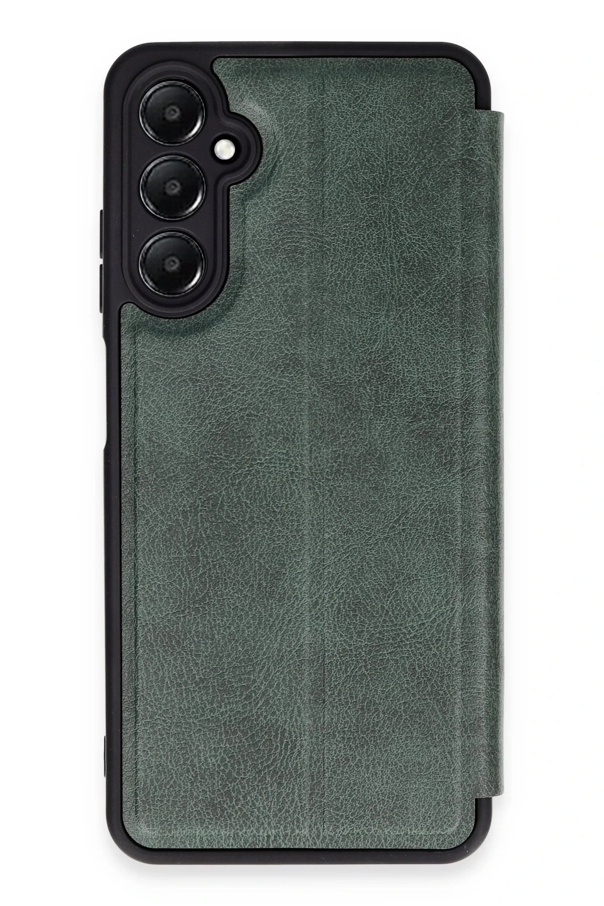 Samsung Galaxy A55 5G Kılıf Flip Cover - Koyu Yeşil-(5796)