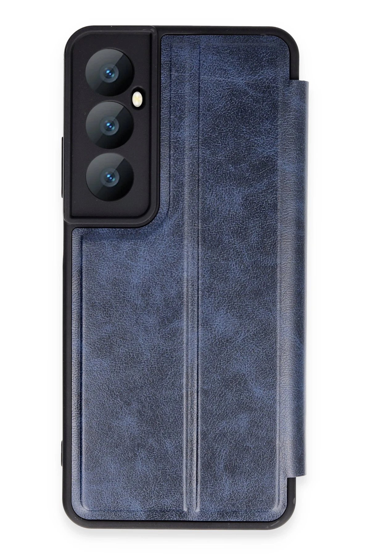 Realme C65 Kılıf Flip Cover - Lacivert-(5796)