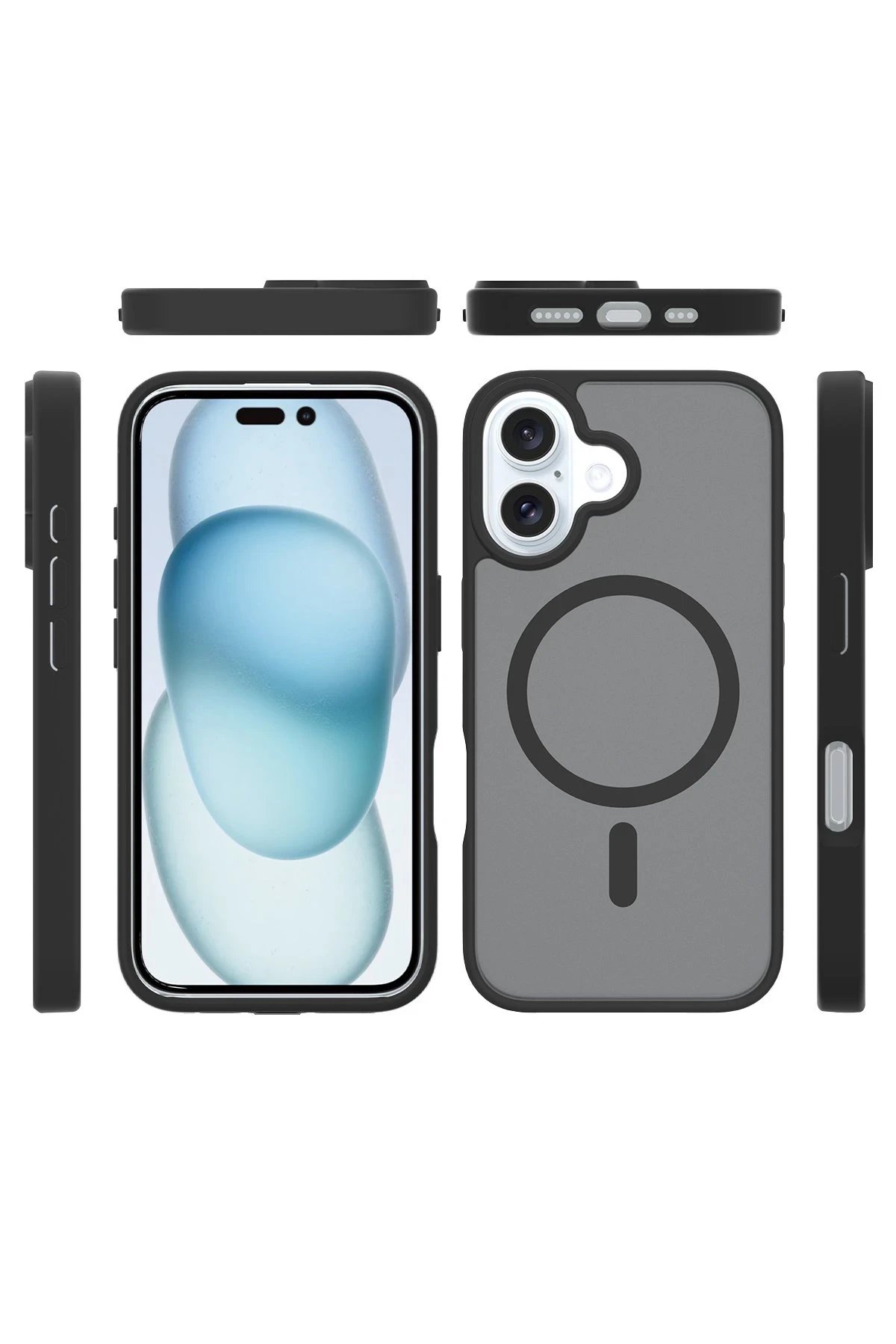 iPhone 16 Plus Jota Magsafe Kapak - Lila-(5796)