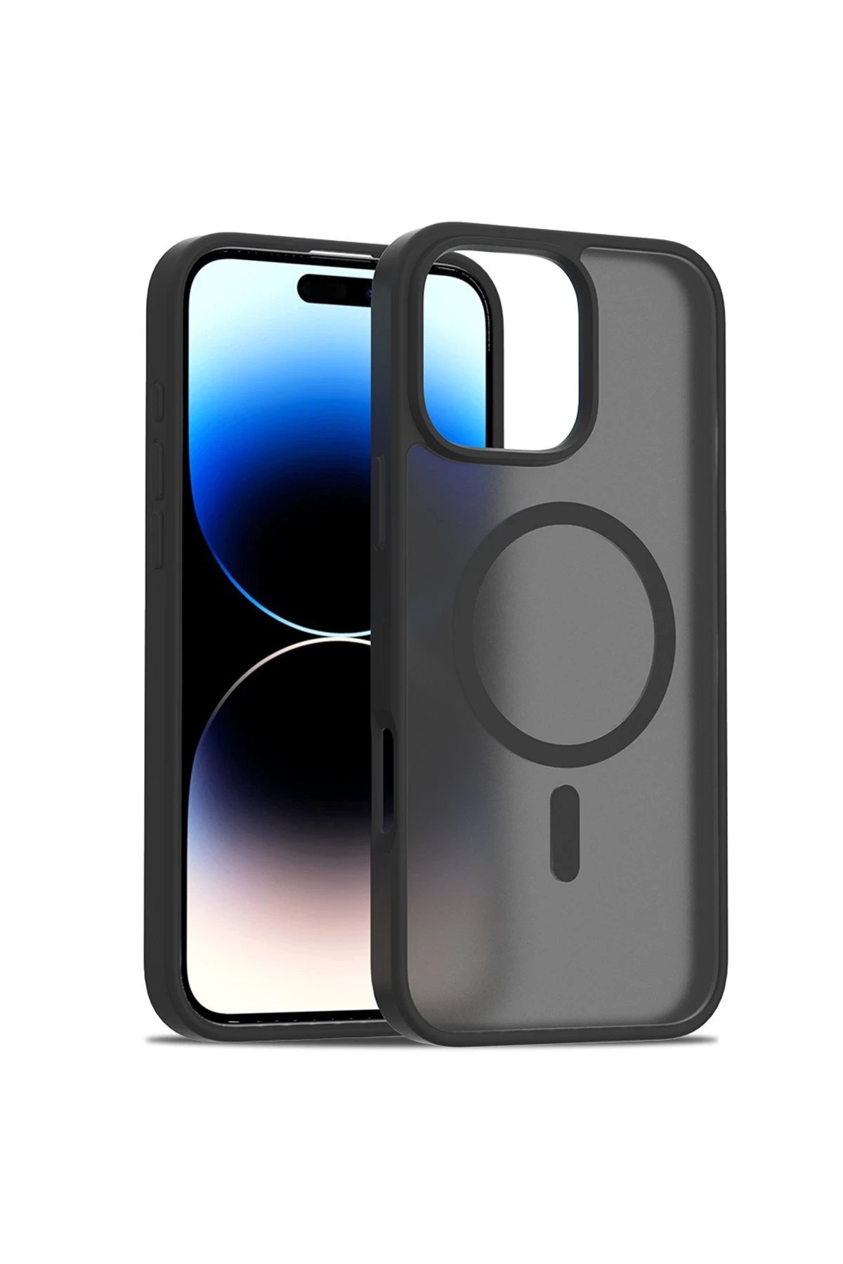 iPhone 16 Pro Max Jota Magsafe Kapak - Siyah-(5796)