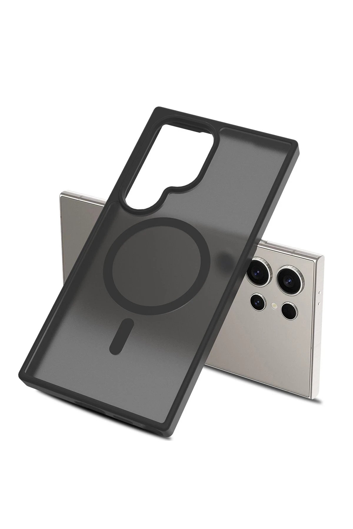 Samsung Galaxy S24 Ultra Jota Magsafe Kapak - Şeffaf-(5796)