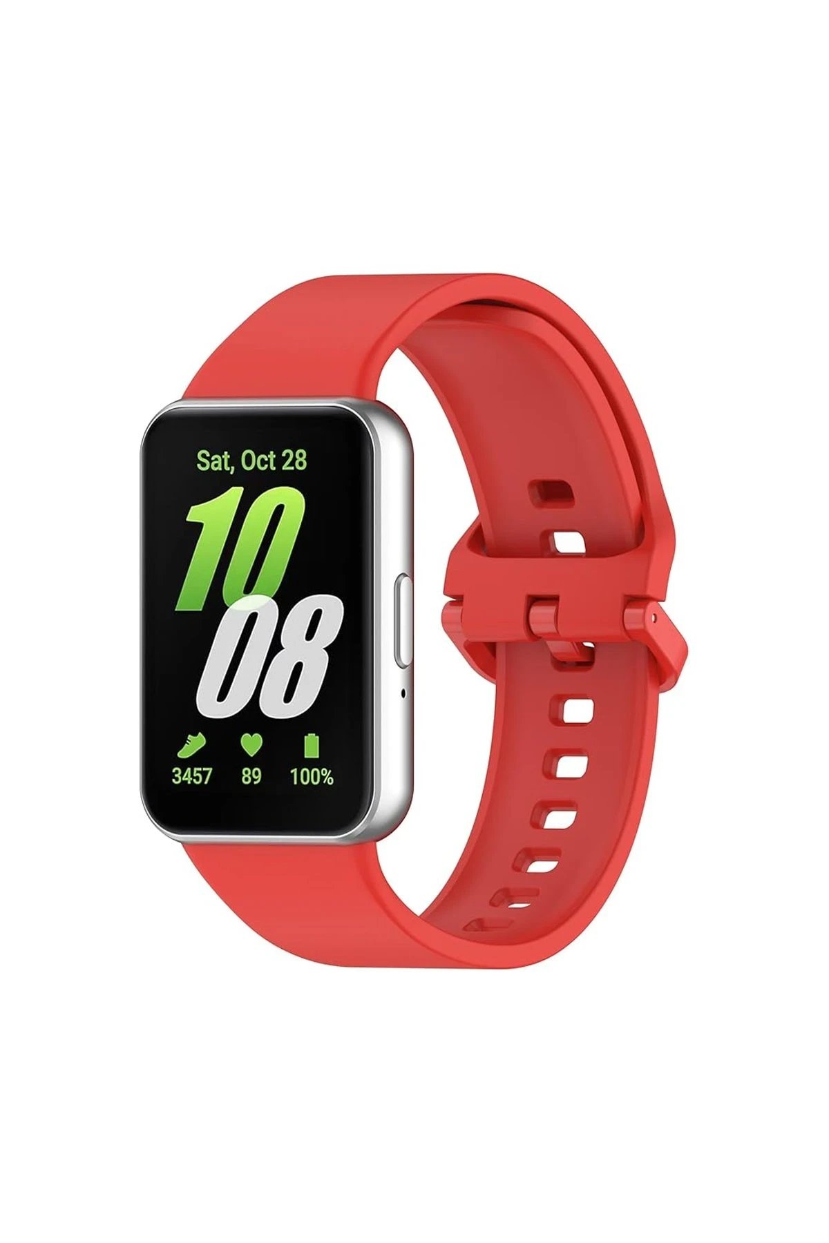 Samsung Galaxy Fit 3 Klasik Kordon - Kırmızı-(5796)