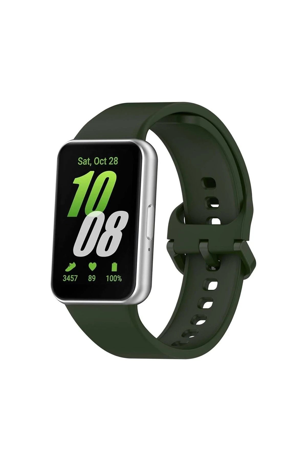 Samsung Galaxy Fit 3 Klasik Kordon - Haki Yeşil-(5796)